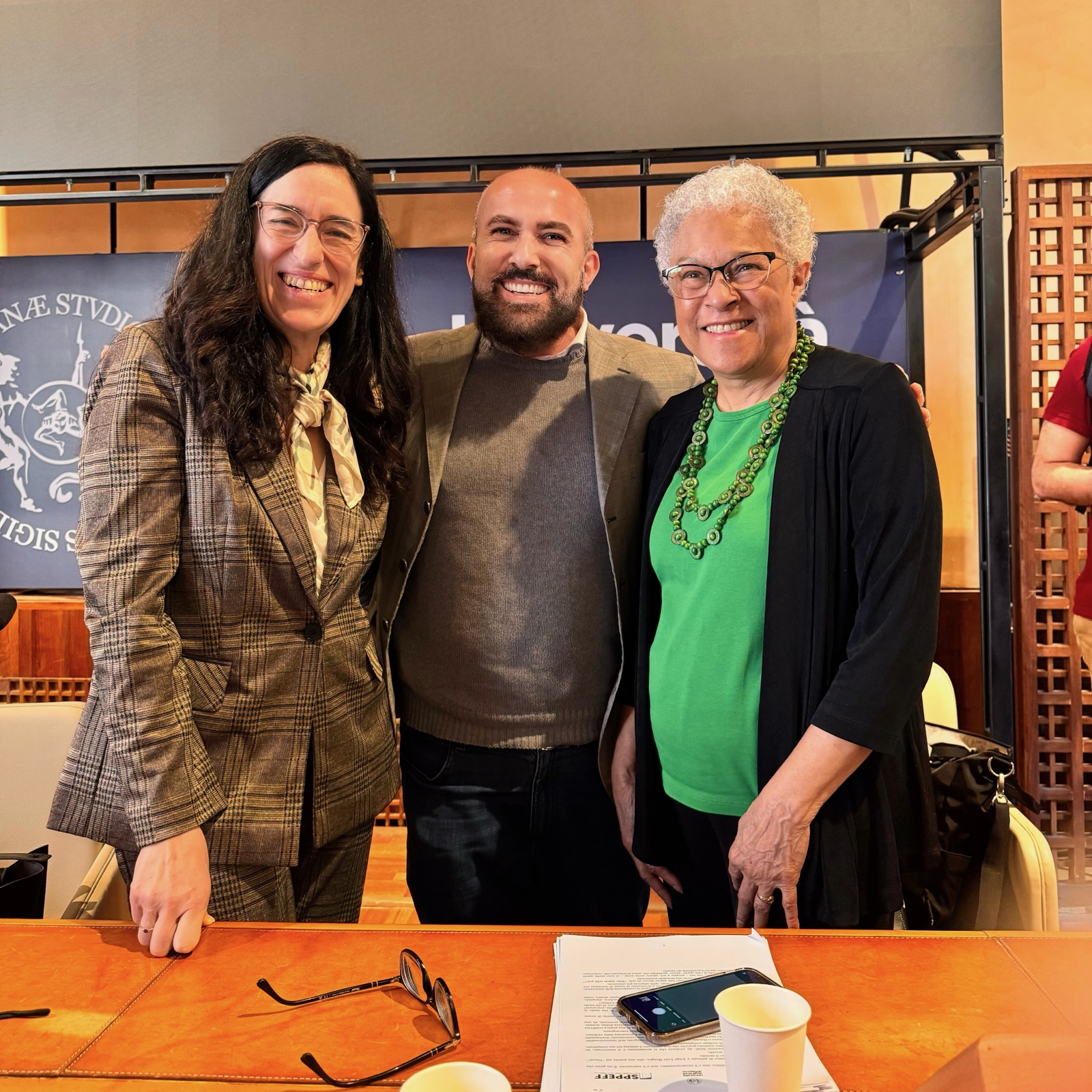 With Patricia Hill Collins and Mariella Nocenzi at the AIS Gender Studies mid-term conference in Palermo